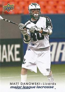 2010 Upper Deck Major League Lacrosse #58 Matt Danowski Front